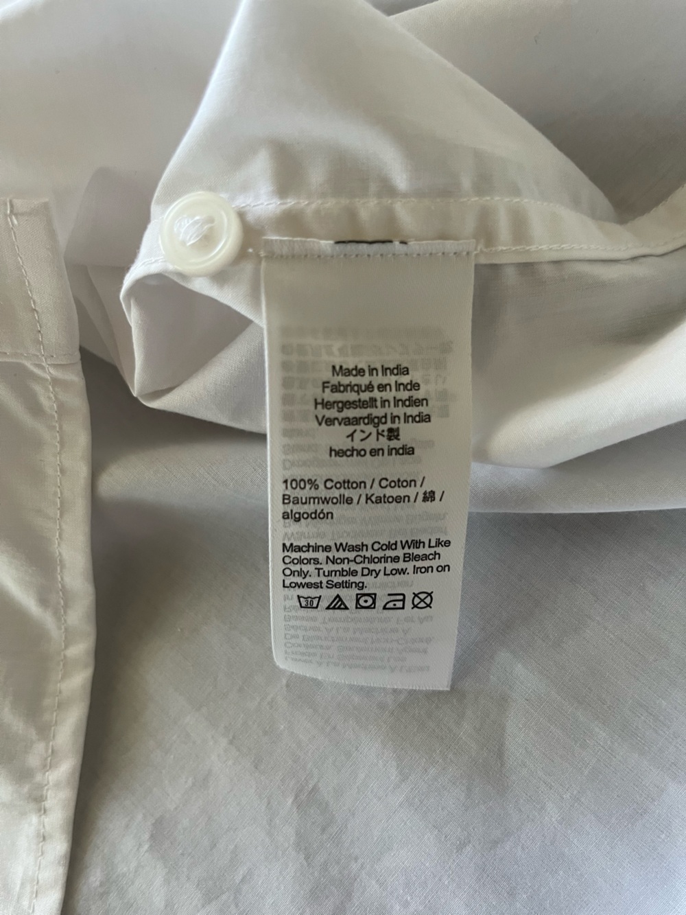 NWT JCrew Cropped Button Up Shirt Size 0 White Regenerative Cotton $118 CD020 - Picture 11 of 14